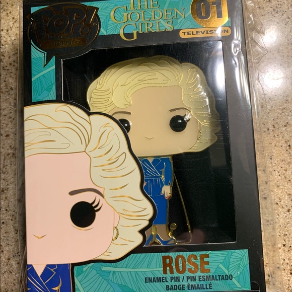 Funko Jewelry Funko Pop Enamel Pin Golden Girls Rose Betty White